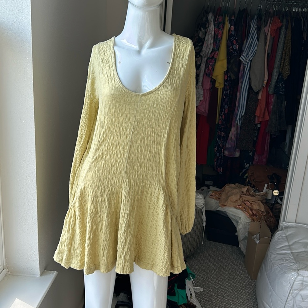 FP BEACH BY FREE PEOPLE BAYSIDE MINI DRESS SIZE S MSRP $68.00 NWT